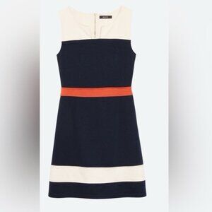 41 Hawthorn Cream and Navy Dress women size Large